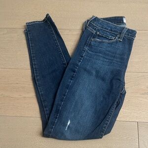 PAIGE Dark Blue Skinny Jeans